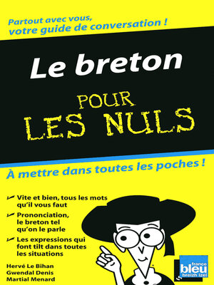 cover image of Le breton--guide de conversation pour les nuls